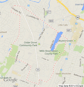 Cedar Grove New Jersey Map Lawyers