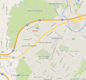 Fairfield, New Jersey Map | Criminal Law Defense